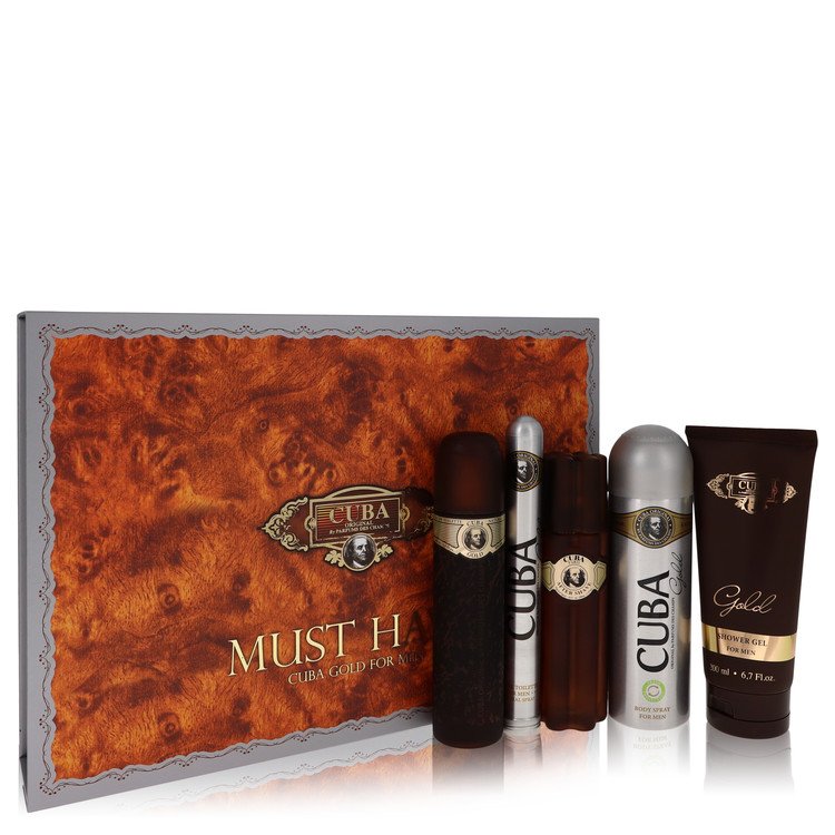 Cuba Gold by Fragluxe Gift Set — for Men